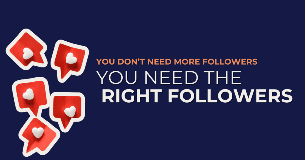 You don't need more followers